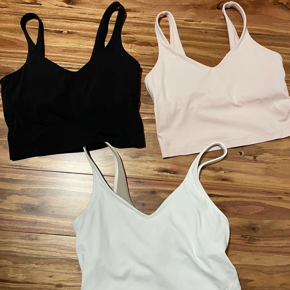3 Lululemon Align Tank size 4/6